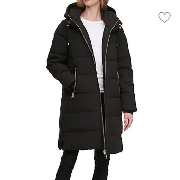🧥 DKNY PUFFED PARKA WINTER JACKET - Picture 4 of 8